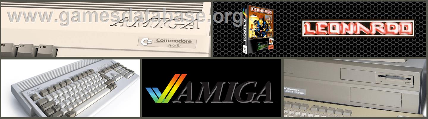 Leonardo - Commodore Amiga - Artwork - Marquee